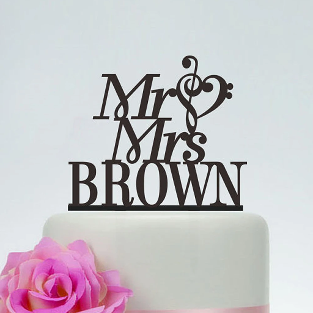 Personalized Wedding Cake Topper, Wedding Decoration, Acrylic silver glitter, Custom wedding cake topper personalized last name112