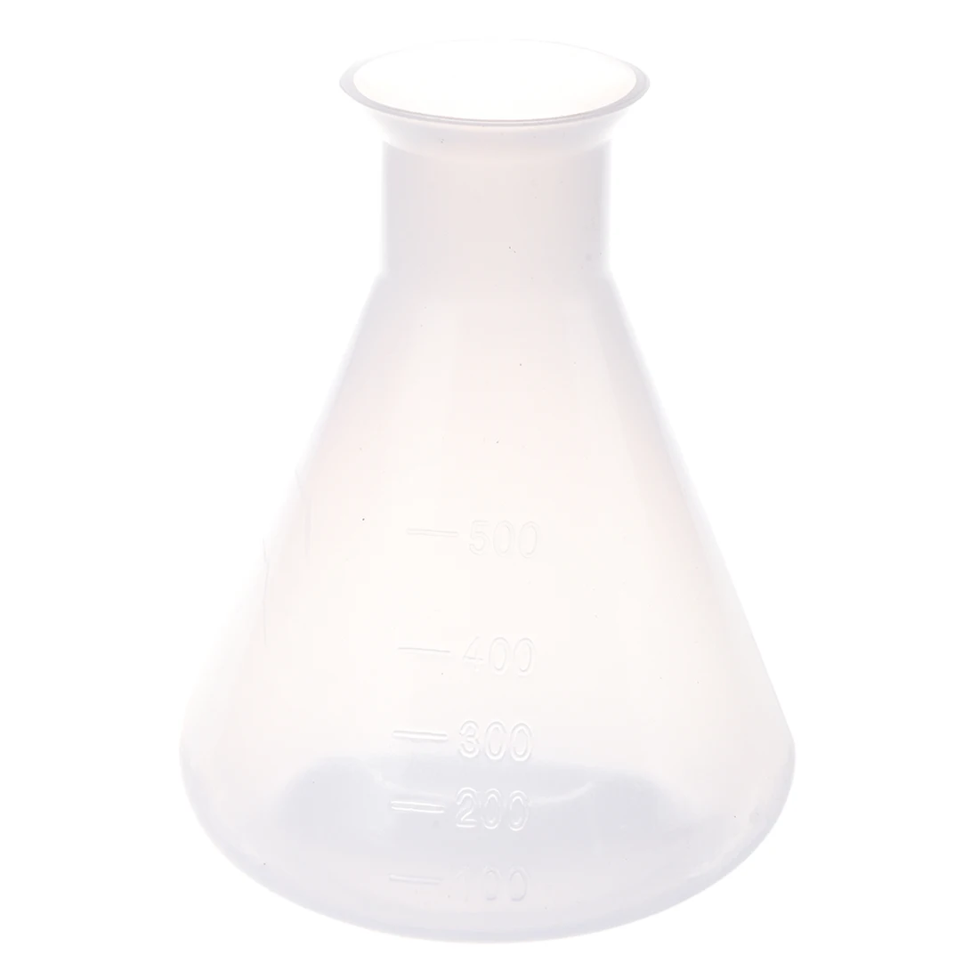 500ml Clear Plastic Laboratory Chemical Conical Flask Storage Bottlein Flask from Office