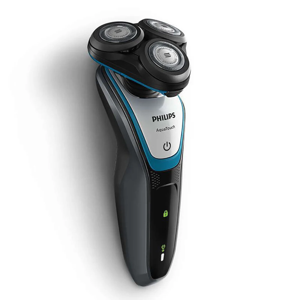 Günstige Philips gesicht rasierer S5070 04 aquatouch elektrische rasierer 40 min cordless verwenden 1 h ladung mit ComfortCut Klinge system led anzeige