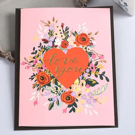 16 цветов, стильные визитные карточки, открытки на день рождения, открытки на день благодарения, бумажный перламутровый конверт, открытка на день Святого Валентина, открытка с узором is clea - Цвет: style 9