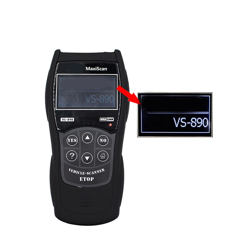 Best VS 890 OBDII Code Reader Vehicles Cars Diagnostic Machine Tool Auto Scanner Universal Car Scan Tester