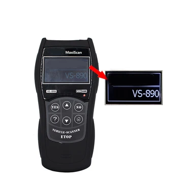 

VS-890 OBDII Code Reader Vehicles Cars Diagnostic Machine Tool Auto Scanner Universal Car Scan Tester