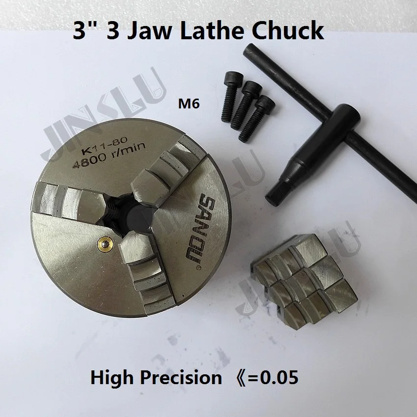 Buy 3" 3 Jaw Lathe Chuck K11 80 K11 80 80mm Manual