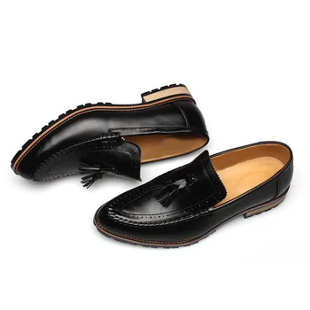 

Men Leather Shoes Spring Leather Social Fashion Casual Brand Designer Shoes #MPX8116262