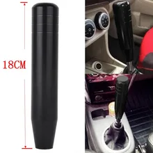 Black Aluminum Universal 8 5cm 13cm 18cm long Gear Shift Knob Manual Car Gear Knob