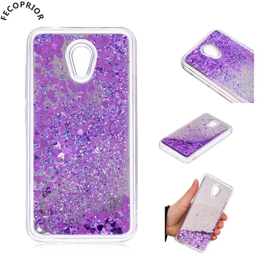 

Fecoprior 4047D Case For Alcatel U5 3G 4047 Back Cover Mirror Glitter Liquid Quicksand Shining Fundas Coque Celulars Capa