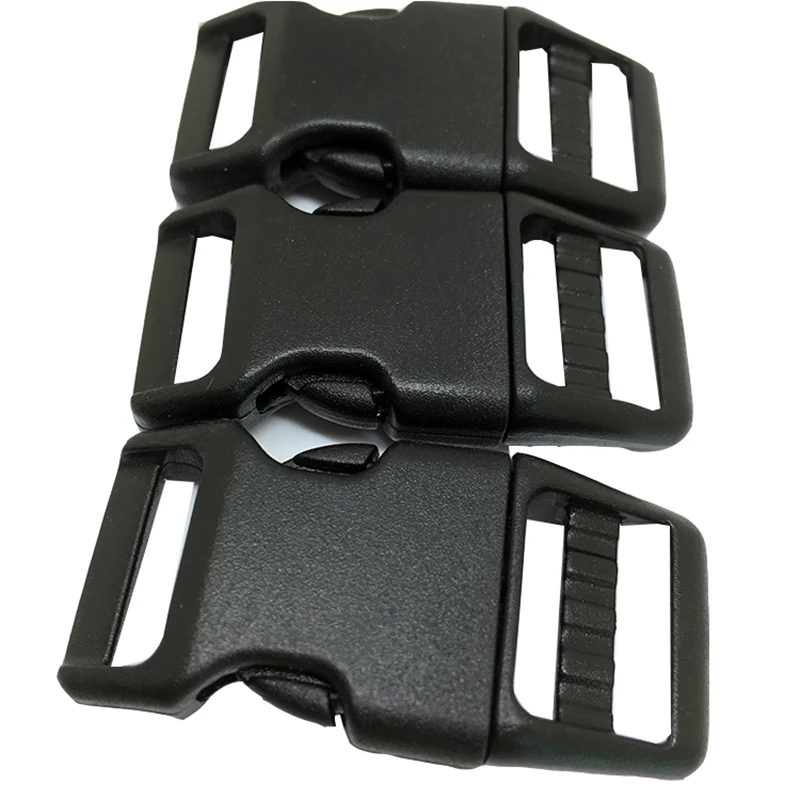 10mm 3/8 curved plastic side release buckles for dog collar accessories