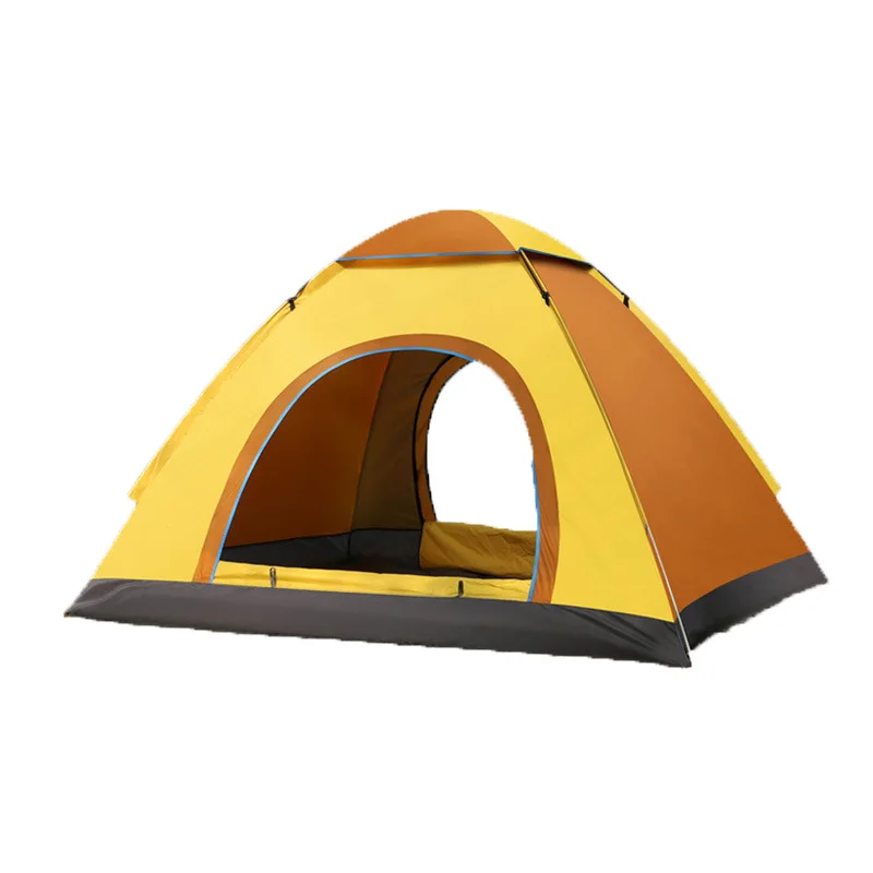 

3-4 Person Camouflage Camping Automatic Tent Outdoor Hiking Travel Beach Awning Ultralight Single Layer Waterproof Tenda ZP15