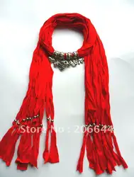 2019 мода женский шарф, шаль кулон шарф валентинки подарок кулон шарф Женская мода ожерелье ювелирные шарфы оптовая продажа