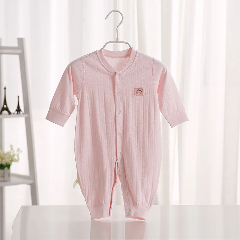 

baby boy Infant kid cotton Romper Toddler Long Sleeves Breathable Jumpsuits Pajamas Newborn Baby Girls Clothes