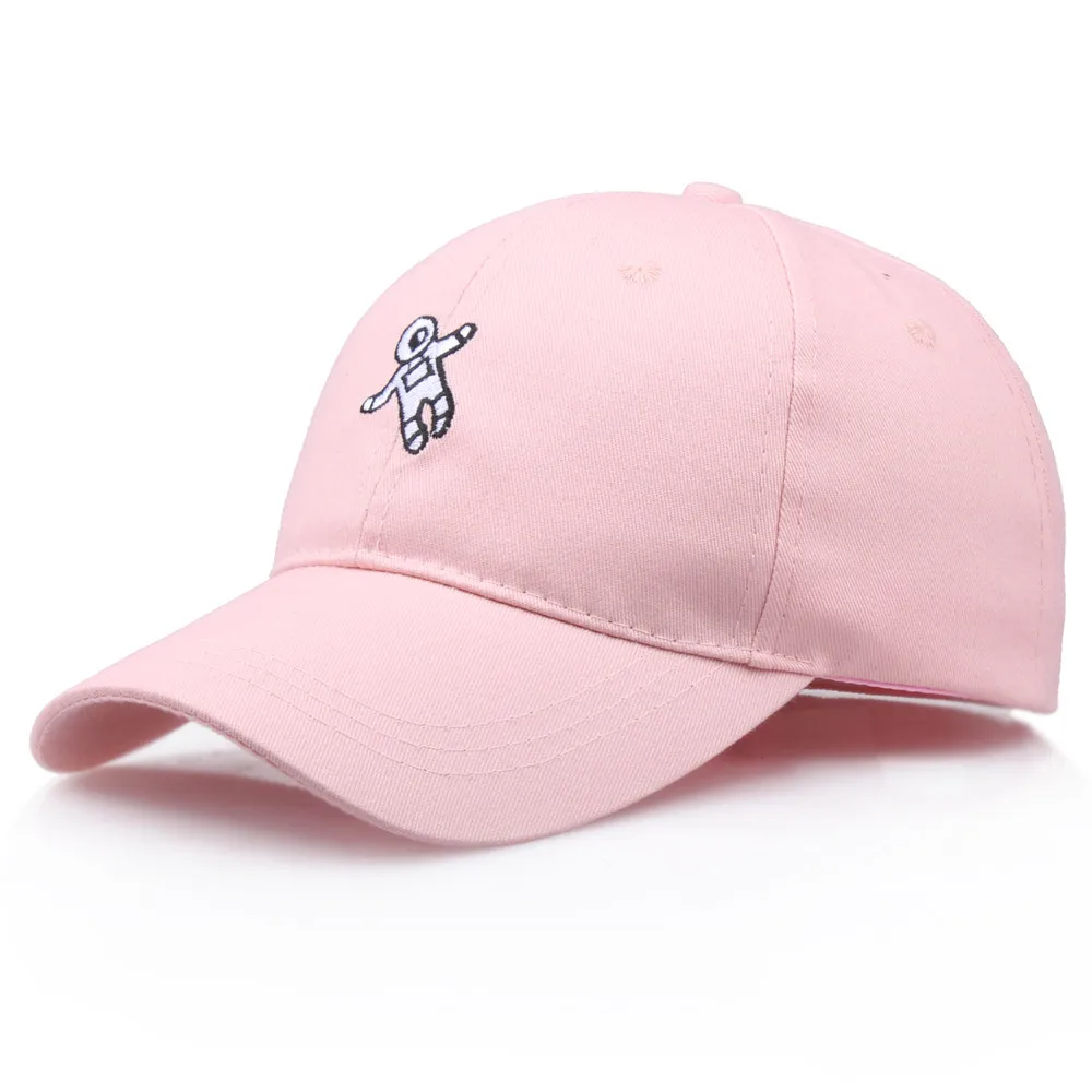 CHAMSGEND головные уборы для женщин, кепка s, Мужская Унисекс шляпа, летняя женская мода, астронавт Emberoidery, бейсбольная кепка Панама - Цвет: Pink