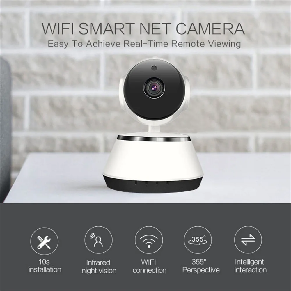 

Meisort HD 720P Wireless Mini IP Camera Wifi CCTV Camera Indoor Security Video Surveillance Camera Night Vision IR Baby Monitor