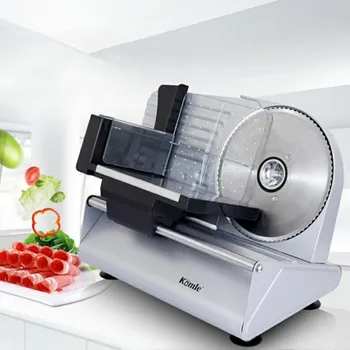 

MS-305C Electric Slicer Multi-function Meat Slicer Semiautomatic Household Desktop Lamb Slice Vegetables Bread Ham Frozen Meat