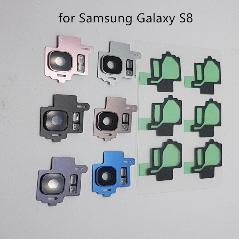 

for Samsung Galaxy S8/ S8 Plus G950 G955 Rear Back Camera Glass Lens Cover with Frame Holder Replacement Repair Spare Parts