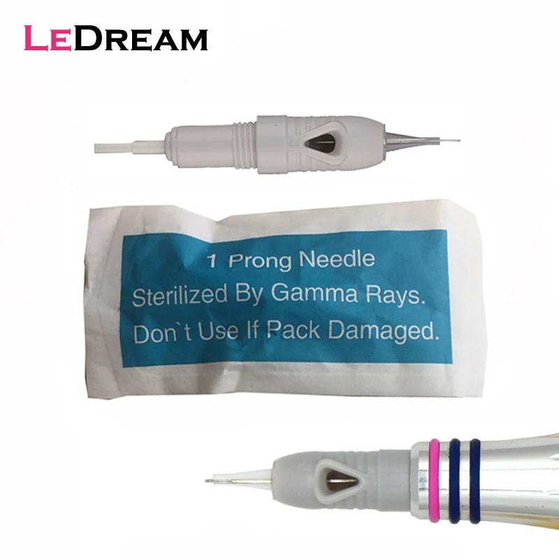 50pcs/lot Disposable Sterilized 8mm Screw Gray Tattoo Needles Cartridge 1P 1RL For Premium Charmant Permanent Liberty Pen