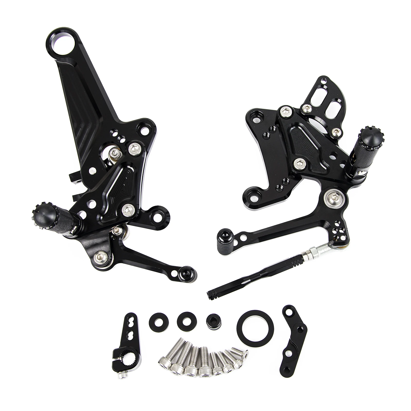 

CNC Adjustable Foot pegs Rearset Footrests Rear Sets Footpeg For Ducati Diavel Carbon AMG Strada DARK Cromo Titanium 2011-2016