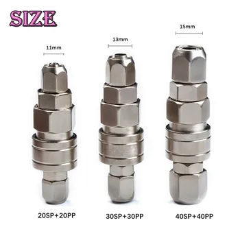 

Self-locking C type Pneumatic Air Compressor Hose Quick Coupler Plug SP+PP 20/30/40 For PU Tube Fitting Connector