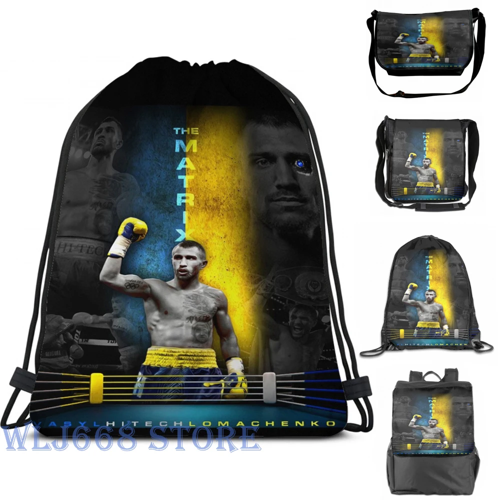 

Funny graphic print shoulder Bags women Vasyl Lomachenko - The Matrix fan art Single shoulder backpack travel for men Gym Bag