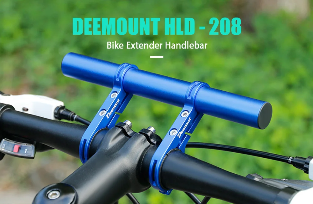 Deemount HLD-208 руль велосипеда расширитель руль с алюминиевым сплавом кронштейн головное Крепление Держатель компьютера