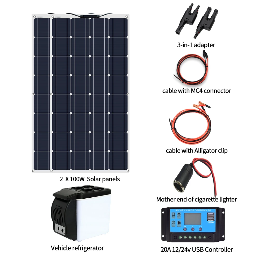 

Solar Panel 6L Car Home Mini Refrigerator Camping Dual-use Cooler Warmer Fridge ABS Dormitory Cans Beer Freezer