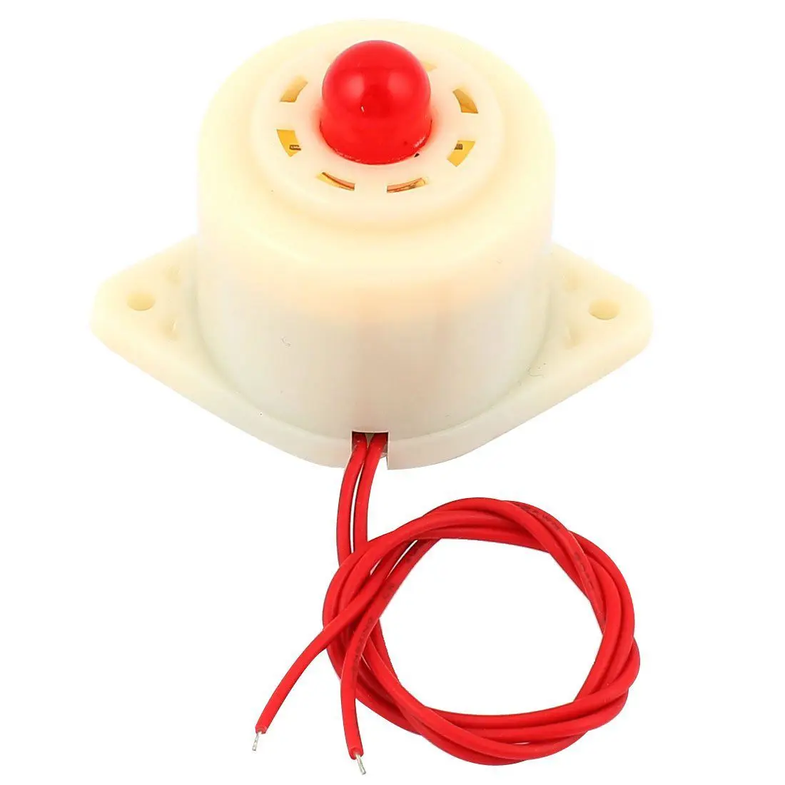 

MOOL AC220V Red Light Flash Intermittent Sound Beep Alarm Electronic Buzzer