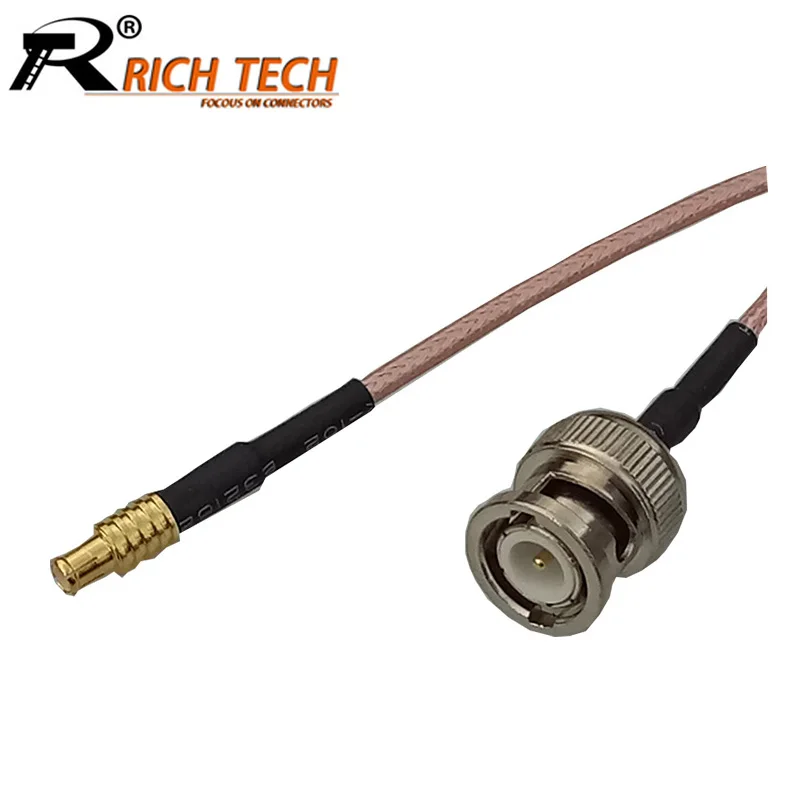 

10pcs/lot BNC Male Plug to MCX Straight Male Plug Connector Coaxial RG316 Pigtail Cable MCX to BNC RF Coaxial Cable 15cm/50cm