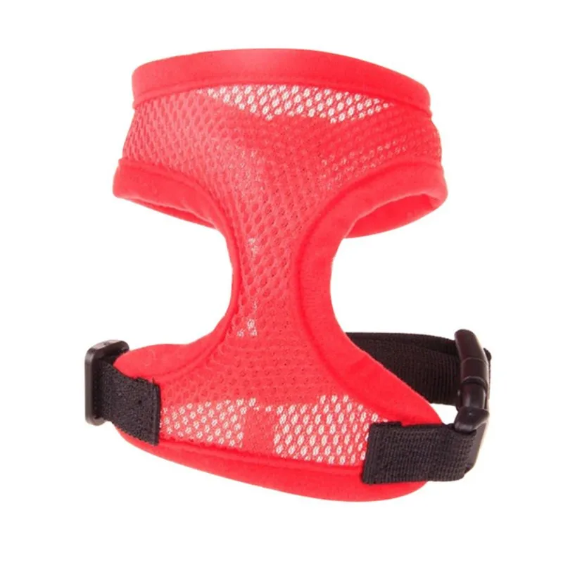 

Adjustable Dog Harness Nylon Mesh Breathable Vest Soft Harness for Dogs Puppy Collar Pet Dog Chest Strap Leash