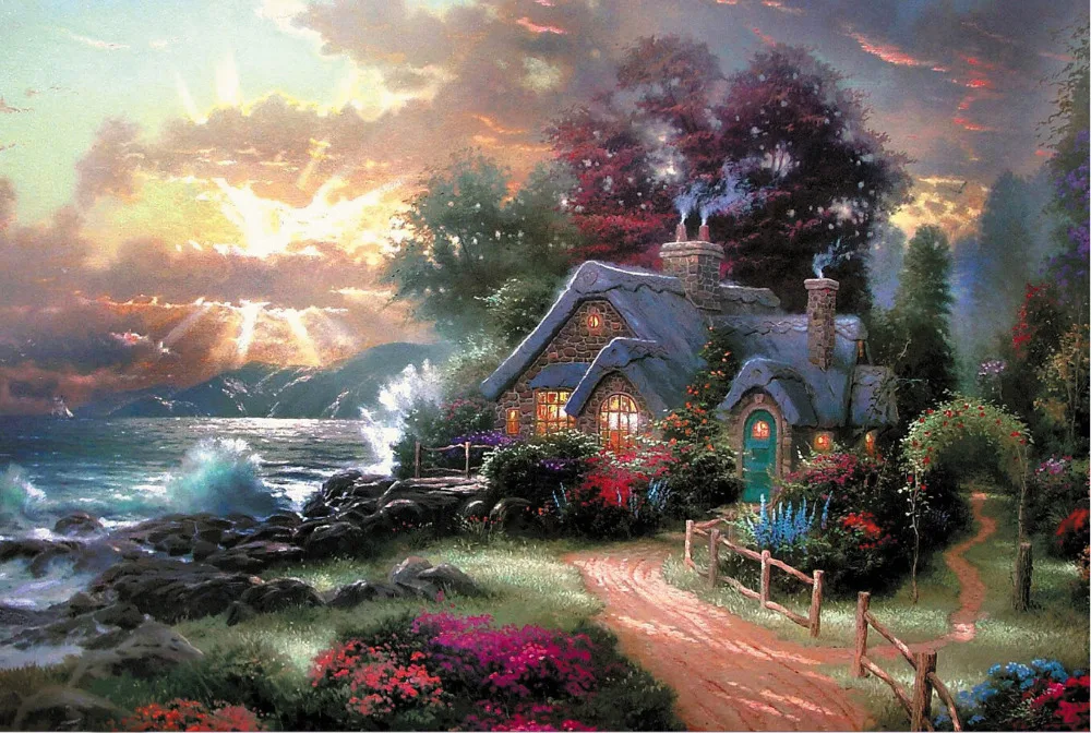 thomas painting reviews online shopping thomas thomas kinkade christmas flowers