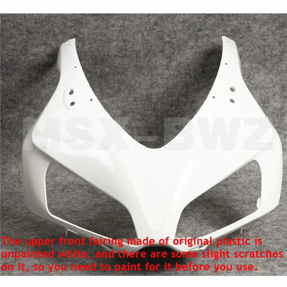 

Fit Honda 06 07 CBR1000RR 2006 2007 ABS Plastic Upainted Upper Front Fairing Cowl Nose CBR 1000RR