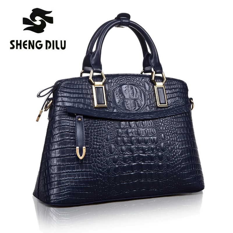 Fashion genuine leather bag handbags women famous brand shoulder bag...