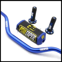 28 мм ручки металлический пакет Жир Бар 1-1/" Руль колодки грязь питбайк Мотокросс Мотоцикл ДЛЯ CRF KLX KTM