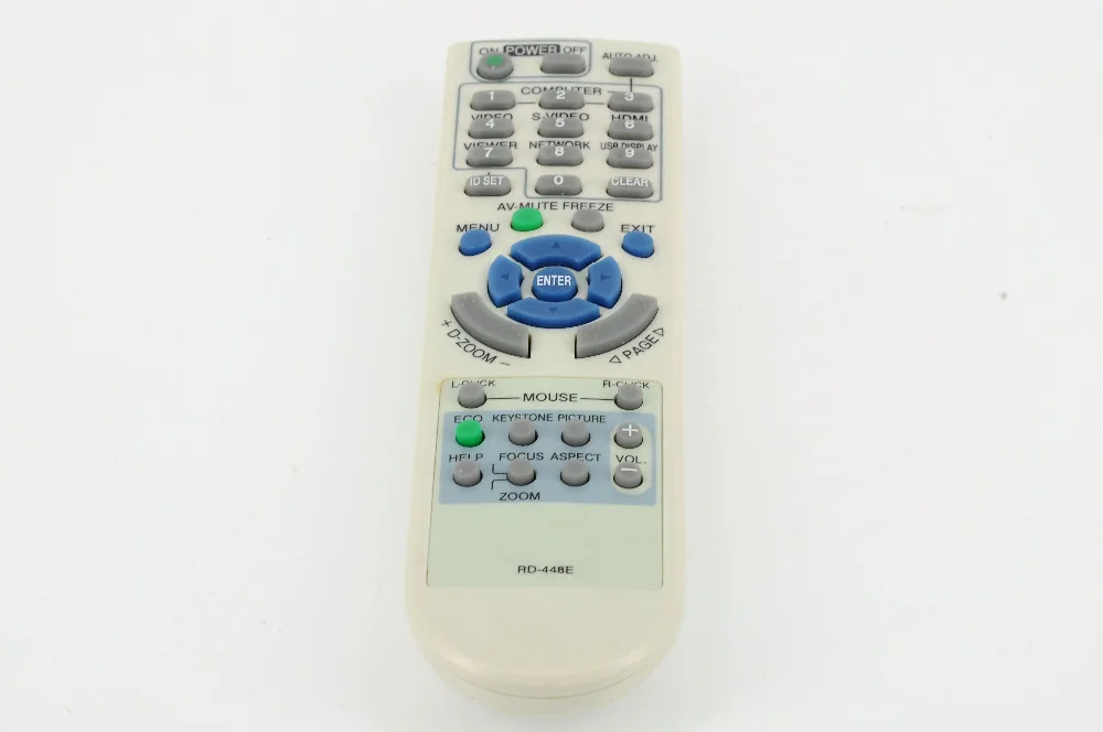 Replacement NEC Projector Remote Control RD 448E for VT375 VT380 VT470 VT480 VT490 VT491 VT495
