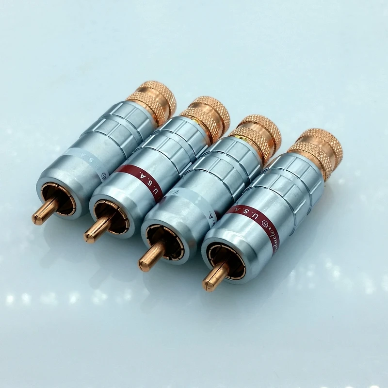 

High Quality Gold Plated RCA Connector Video/Audio RCA Connector Support 8.5mm Cable