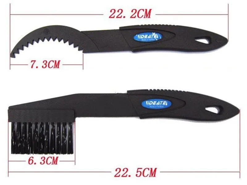 Новинка, 3 шт./партия, очиститель велосипедной цепи, велосипедные щетки, наборы инструментов(1 лот = 2 Кисть для ПК+ 1 шт. очиститель