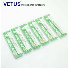 10 шт. профессиональные пинцеты из нержавеющей стали для наращивания ресниц инструмент пинцет для бровей