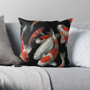 

Koi Fish Pillow Covers Cases Pattern Nordic Cover Cushion Pillowcase Square Print