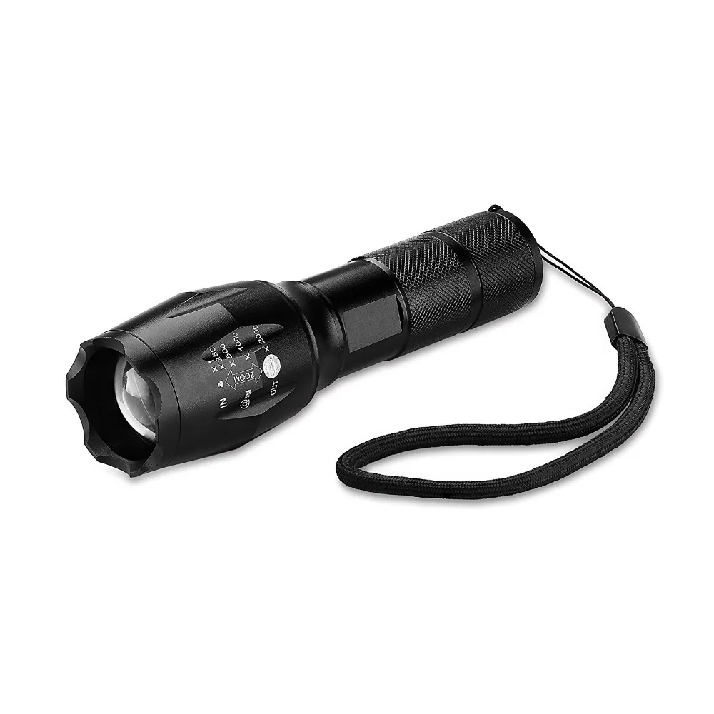 Tactical Flashlight Portable Lighting Torches Flashlights XML T6