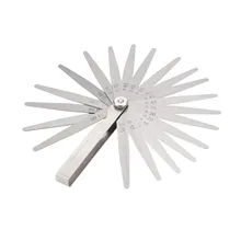 DRELD 1 шт. метрический 20 лопастей датчик, измеритель 0,05 мм-1 мм Толщиномер зазор заполнитель датчик для измерительных инструментов