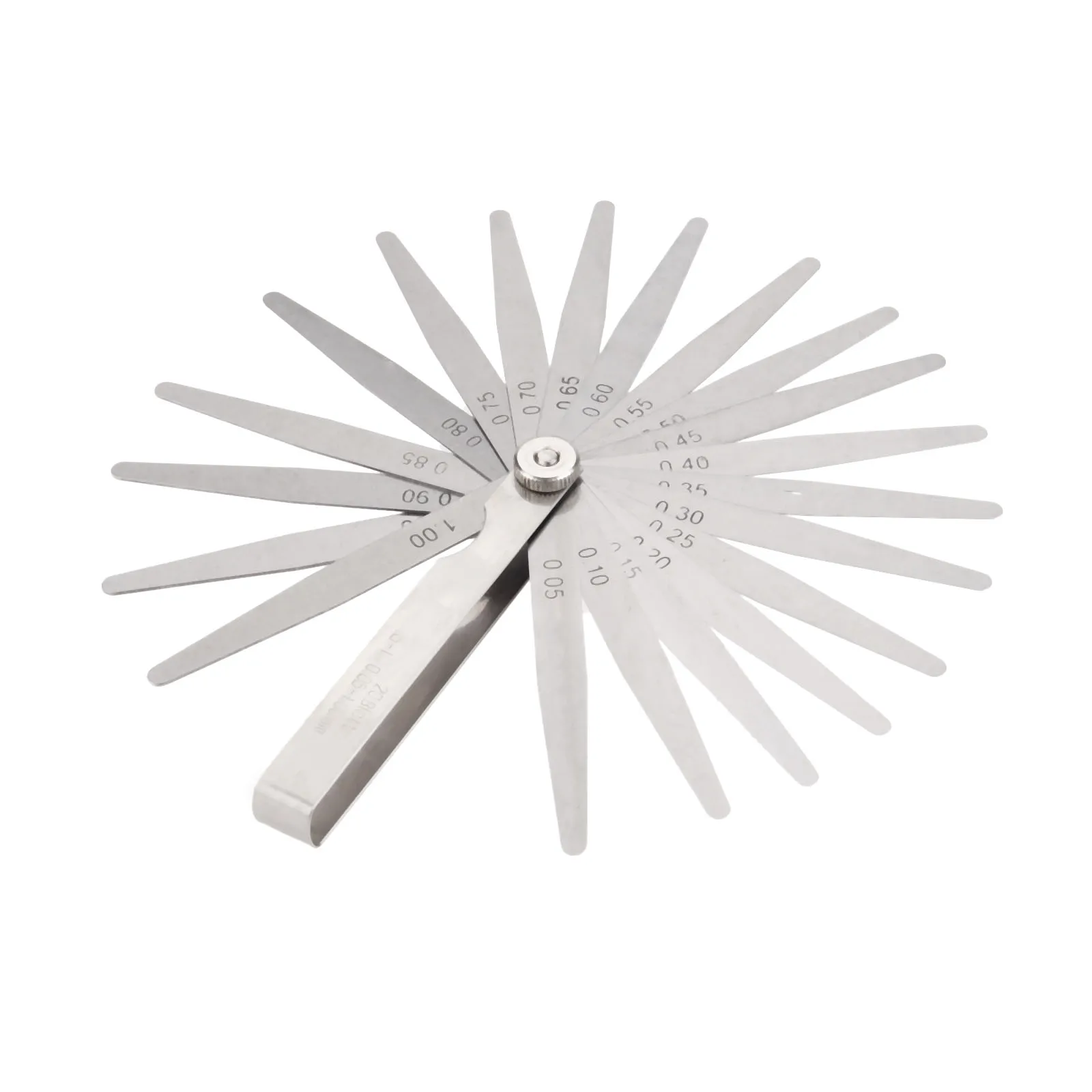 DRELD 1pc Metric 20 Blades Feeler Gauge Measuring Tools 0.05mm 1mm