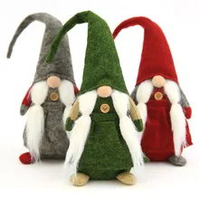 

Santa Tomte Gnome Swedish Handmade Scandinavian Gnome Plush Tomte Gnome Elf Christmas Doll