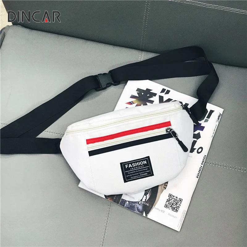 

Fashion lady Waist Bag Waterproof Nylon Fanny Pack Belt Bag Zipper Ladie Chest Handbags Girls Boys Travel Phone Anti-theft Bags