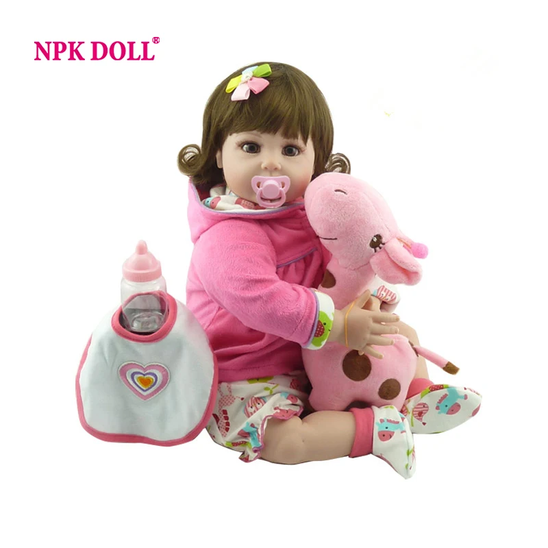 20-New-arrival-Handmade-Silicone-vinyl-adorable-Lifelike-toddler-Baby-Bonecas-girl-kid-bebe-doll-reborn