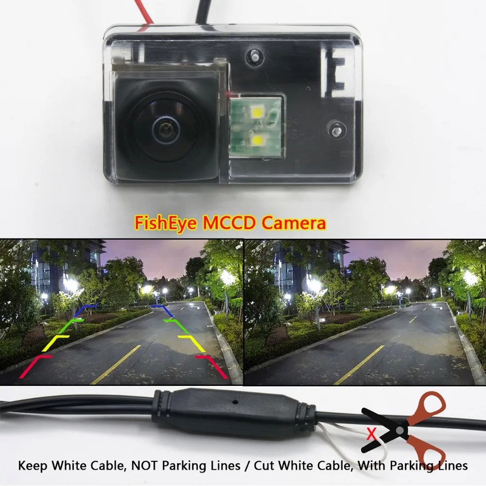 

Fisheye 1080P MCCD HD Backup Reversing Rear View Camera For Peugeot 206 207 306 307 Sedan 307SM 308 406 407 5008 Partner Tepee