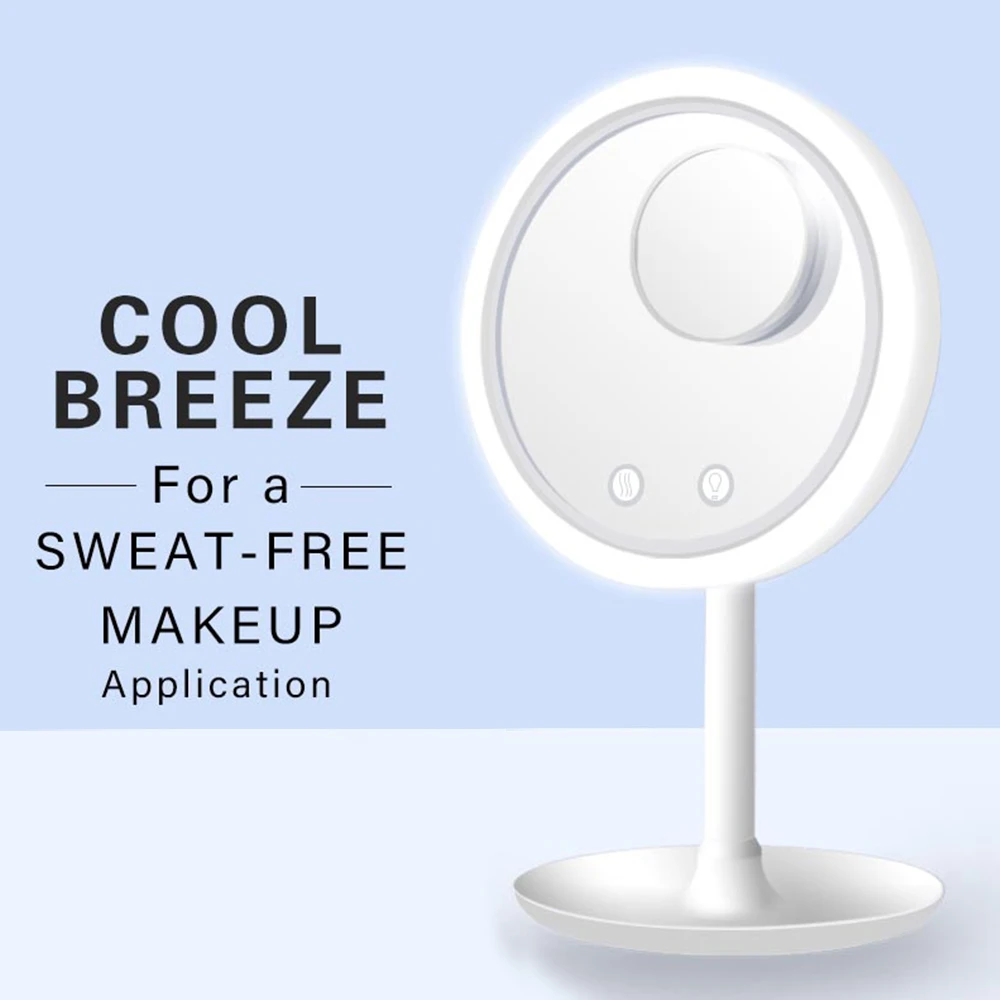 LED makeup mirror зеркало для макияжа с подсветкой Светодиодный освещенный туалетный