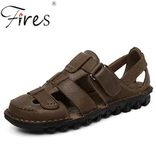 Пожарные мужские сандалии; обувь на плоской подошве из искусственной кожи; Летняя Повседневная дышащая обувь; Zapatos planos; мужские часы; мужские ботинки на плоской подошве
