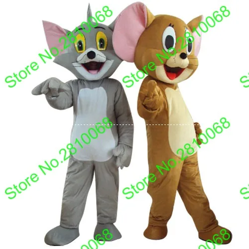 

Can be washed with water EVA Material Helmet Tom Cat Jerry Mouse Mascot Costumes Cartoon Apparel Birthday party cosplay 173