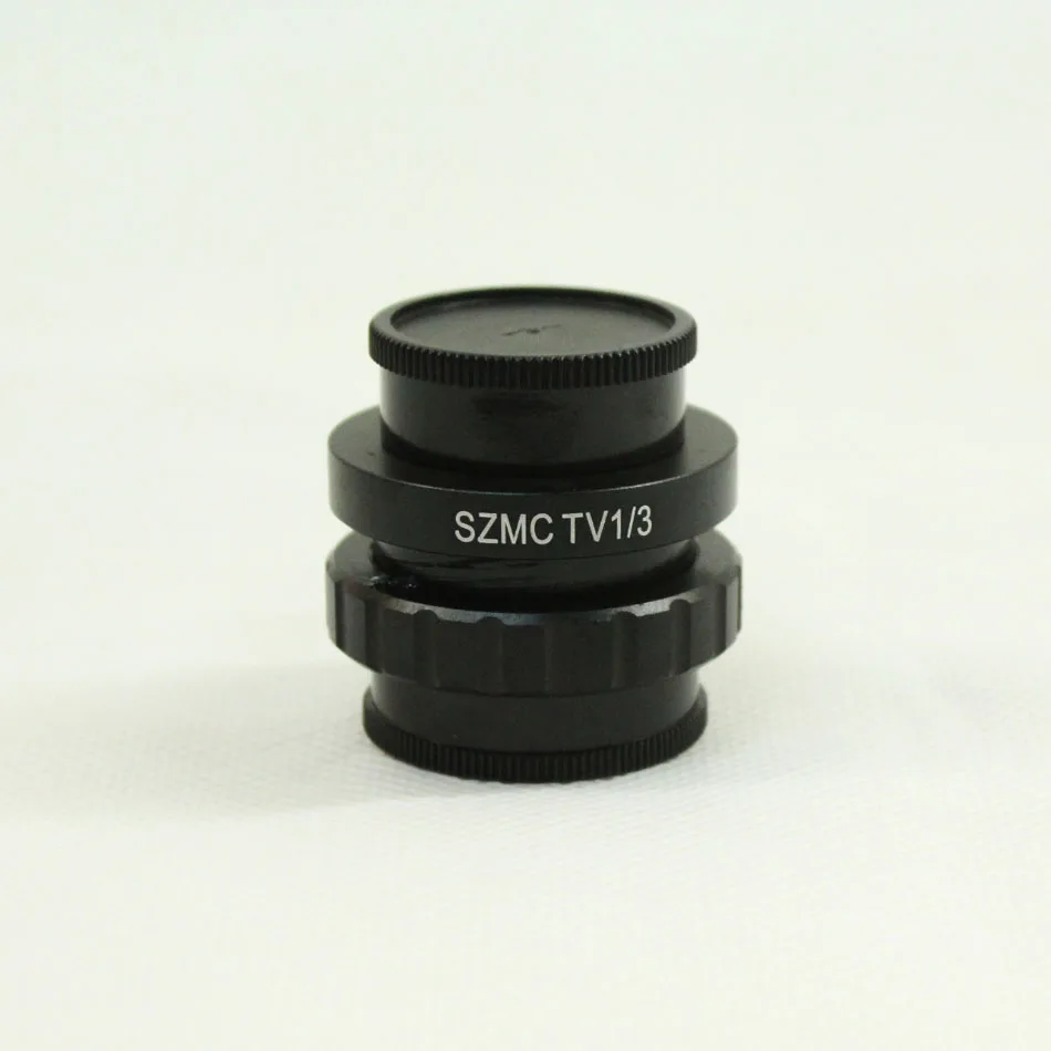 0.5X C mount адаптер объектива 1/2 1/3 1X CTV для SZM Тринокулярный Стерео микроскоп
