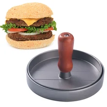 Presse à Hamburger en aluminium, moule à Hamburger antiadhésif, pour Burgers, glissières et crêpes, accessoires pour barbecue