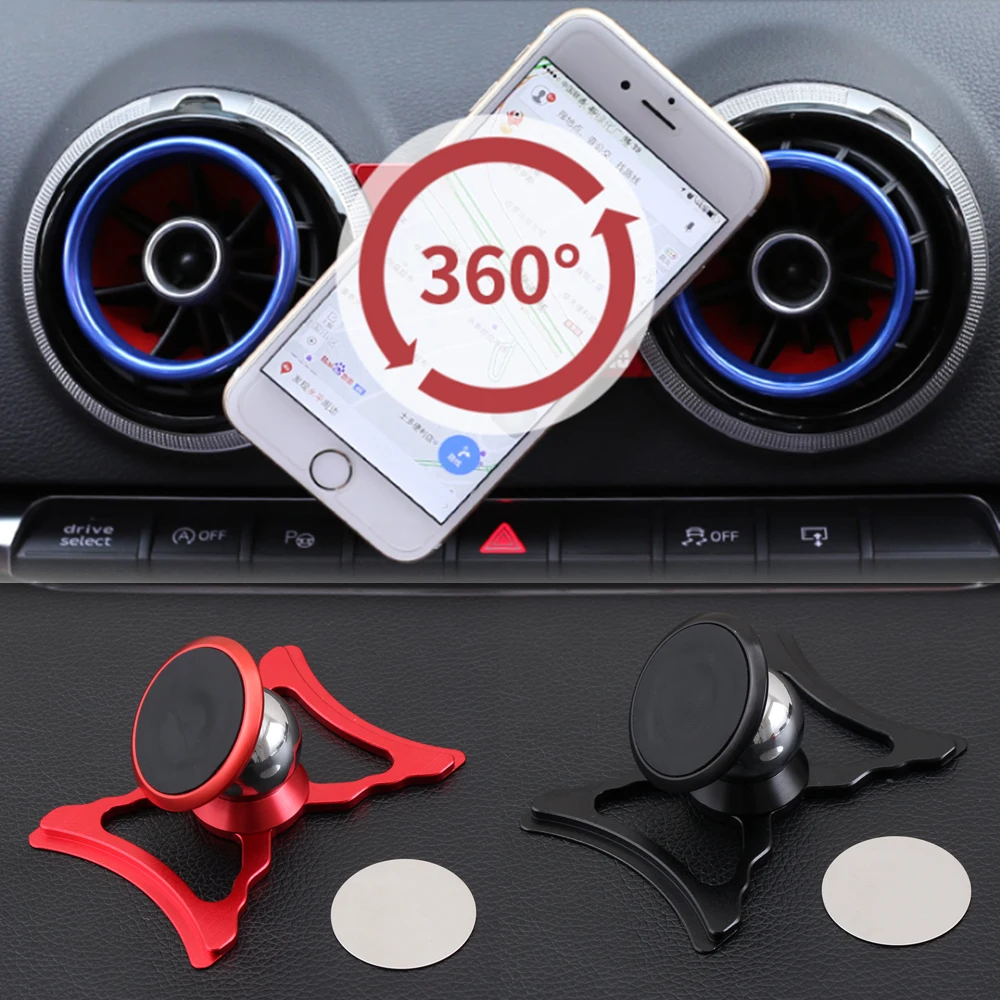 Автомобильный держатель для вентиляционного отверстия с поворотом на 360