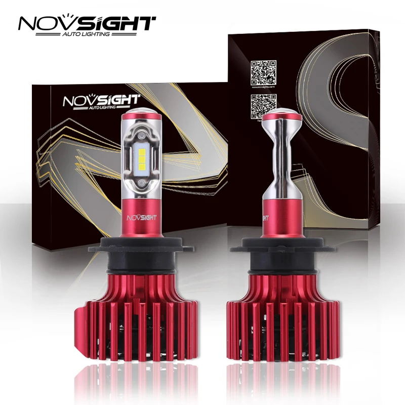 

Novsight Car Light 60W 10000LM 6000K LED H7 9005 9006 9007 D1 H1 H3 H4 H11 H13 H15 Car LED Headlight Bulbs Fog Lights CSP Lamp